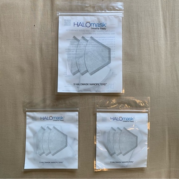 NEW Replacement HaloMask NanoFilter - Size Small - SEALED - Lot of 9 Filters - Picture 1 of 9